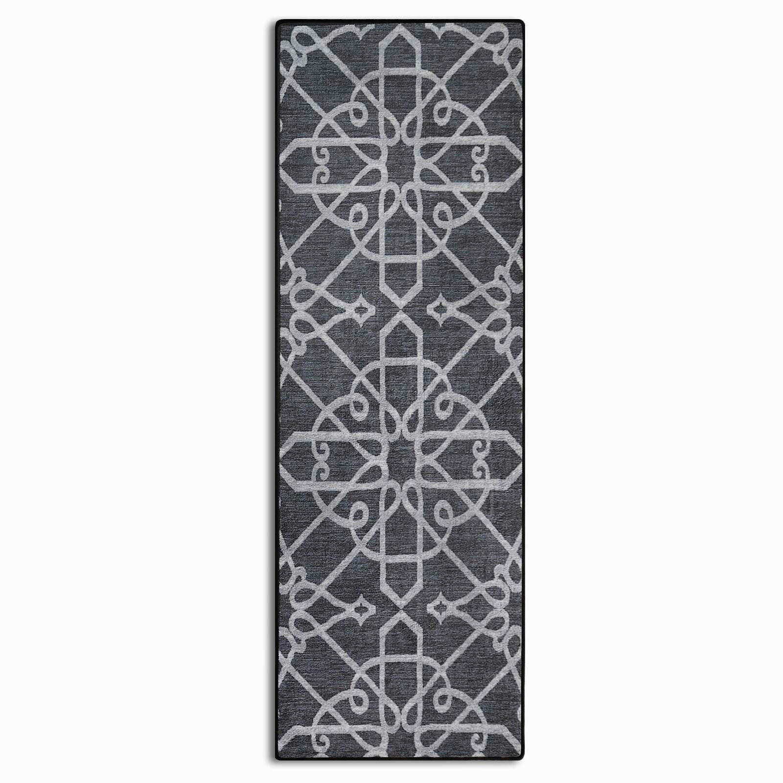 LÄUFER 80/400 cm Schwarz  - Schwarz, Design, Kunststoff/Textil (80/400cm) - Novel