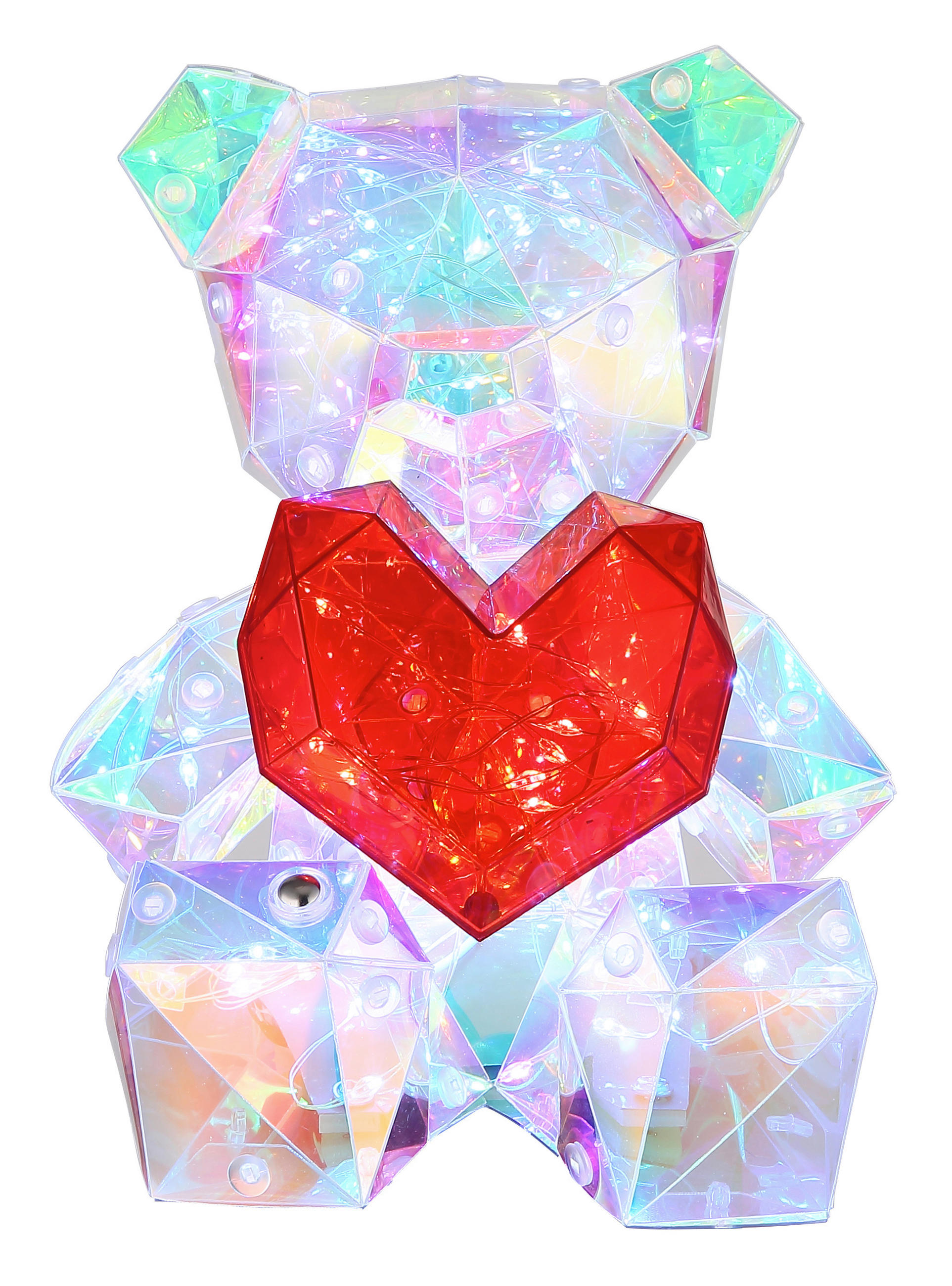 PORTABEL LAMPA BRONDAR 14/13/17 cm   - klar/vit, Trend, plast (14/13/17cm) - Globo