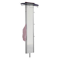 GARDEROBENPANEEL 63/192/26 cm  - Alufarben, Design, Glas/Holzwerkstoff (63/192/26cm) - Moderano