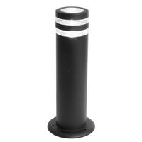 WEGELEUCHTE FOCUS 16/40 cm   - Klar/Anthrazit, Design, Glas/Metall (16/40cm)