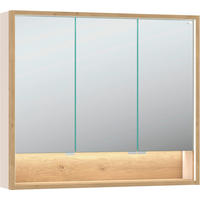 SPIEGELSCHRANK 96,6/82,5/18 cm  - Taupe/Wildeiche, LIFESTYLE, Glas/Holz (96,6/82,5/18cm) - Voglauer