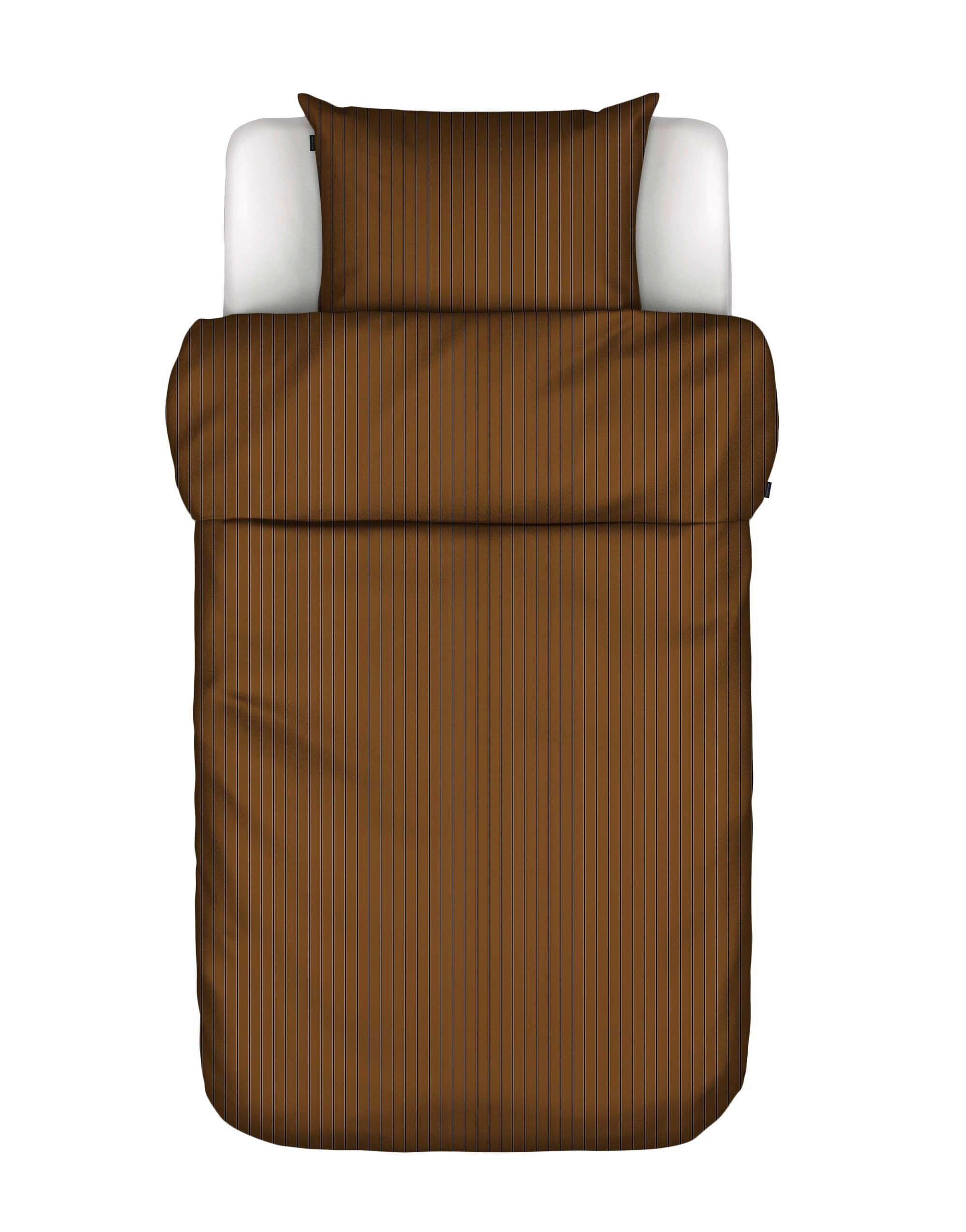 Marc O'Polo POVLEČENÍ, satén, hnědá, 155/220 cm