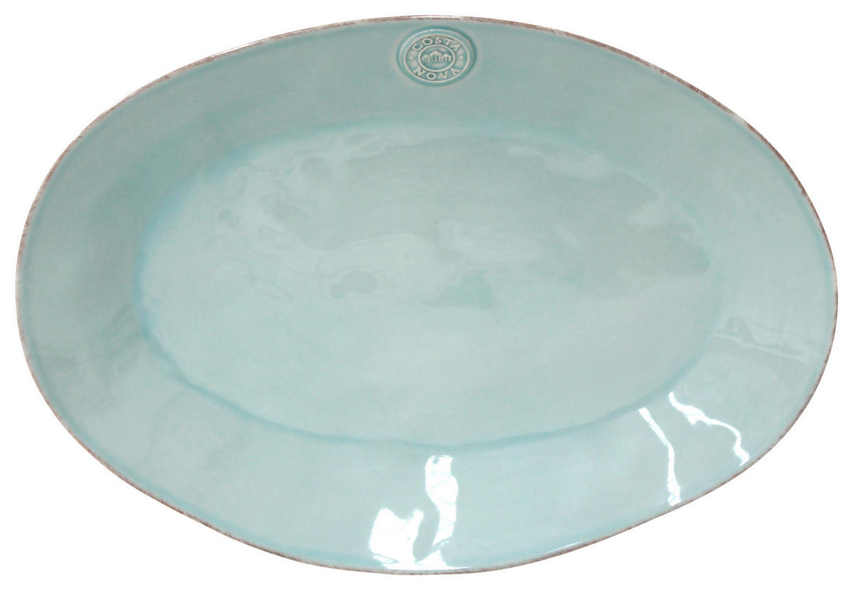 SERVIERPLATTE - Türkis, Basics, Keramik (40/28/5cm) - Costa Nova