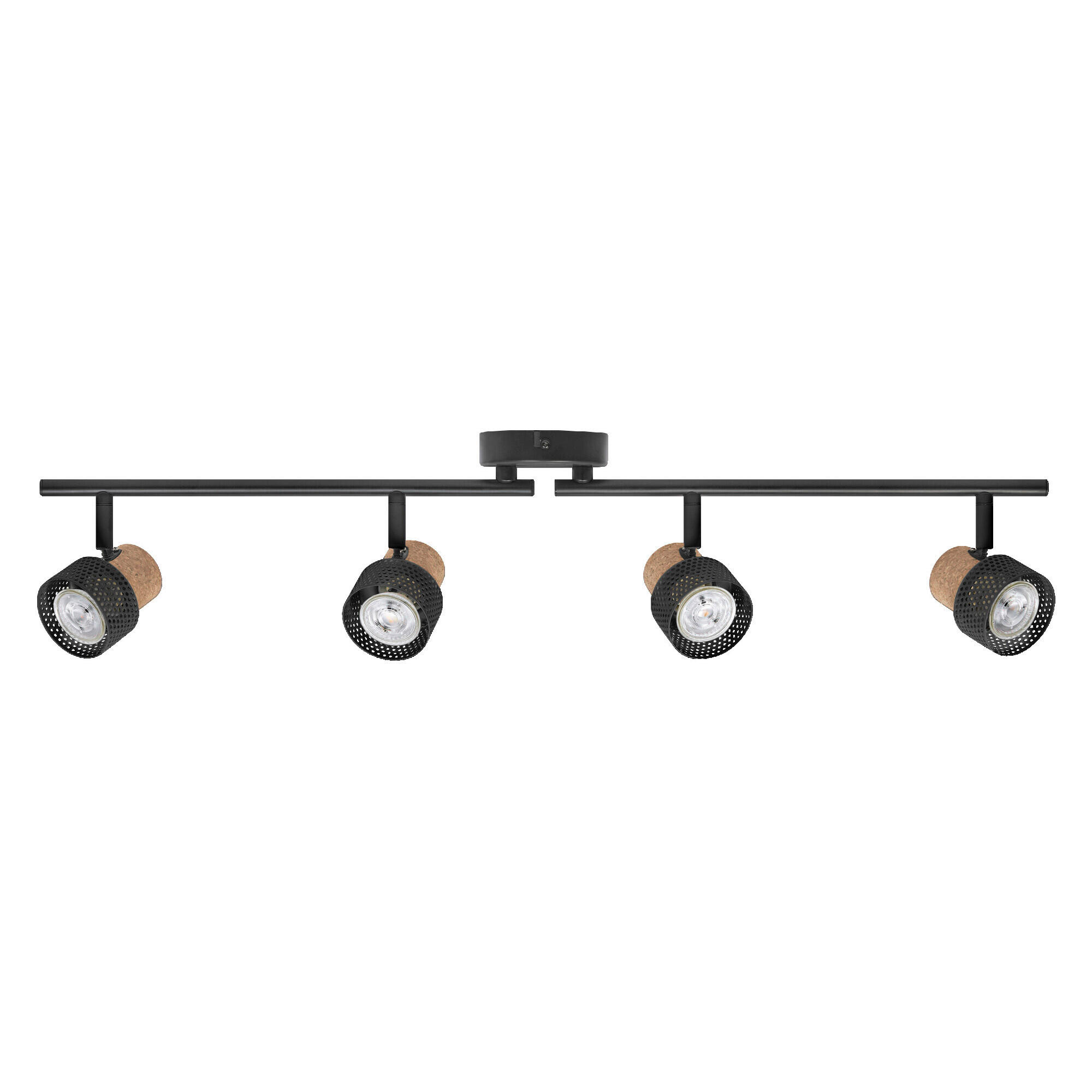LED-STRAHLER 81,3/10/14,5 cm   - Schwarz, Basics, Holz/Metall (81,3/10/14,5cm) - Osram