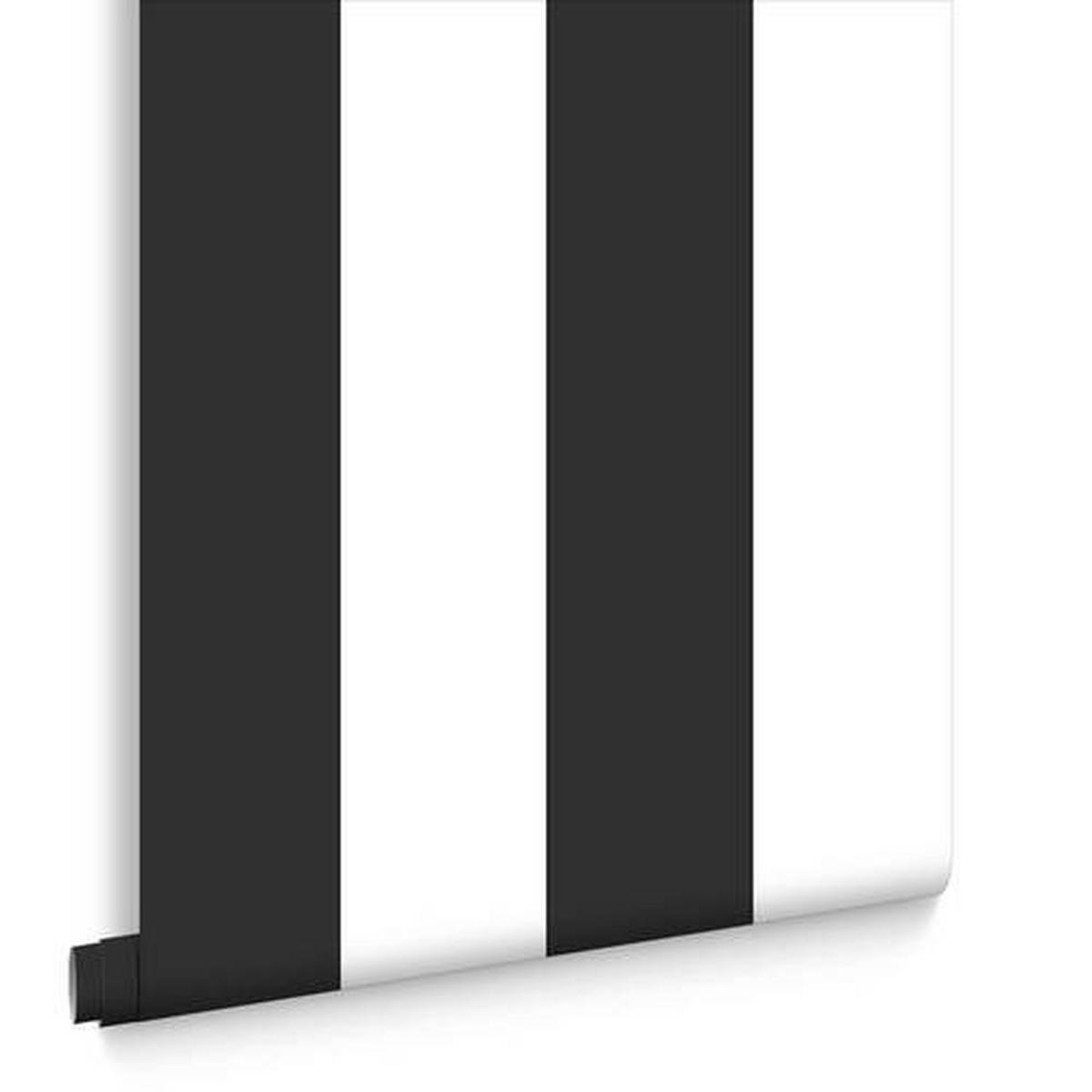 VLIESTAPETE - Schwarz/Weiß, Basics, Papier/Kunststoff (52/1000cm)