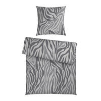 BETTWÄSCHE Flanell 155/220 cm  - Grau, Textil (155/220cm) - Novel