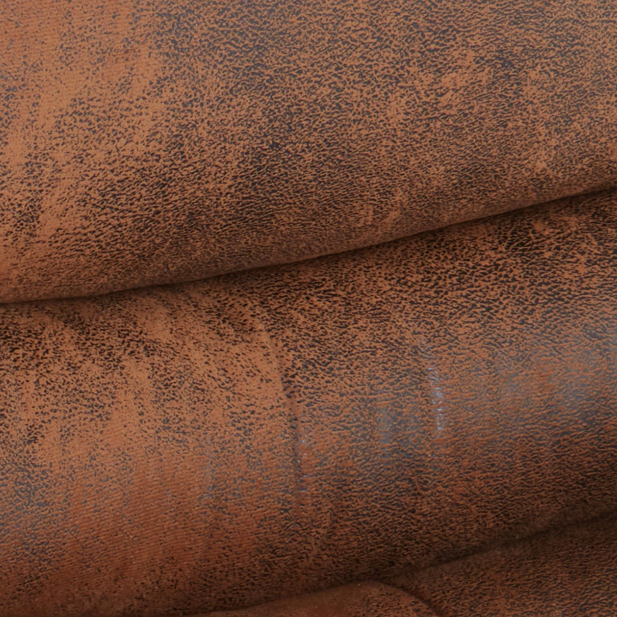 CHEFSESSEL  in Mikrofaser Braun, Schwarz  - Schwarz/Braun, Modern, Kunststoff/Textil (64/114-122/72cm) - MID.YOU