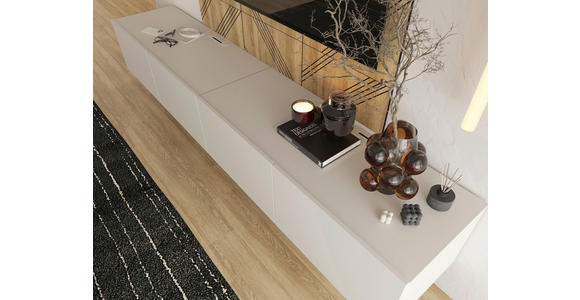 LOWBOARD Newniq  in 120/36,7/45 cm  - Kaschmir, Design, Holzwerkstoff (120/36,7/45cm) - Hom`in