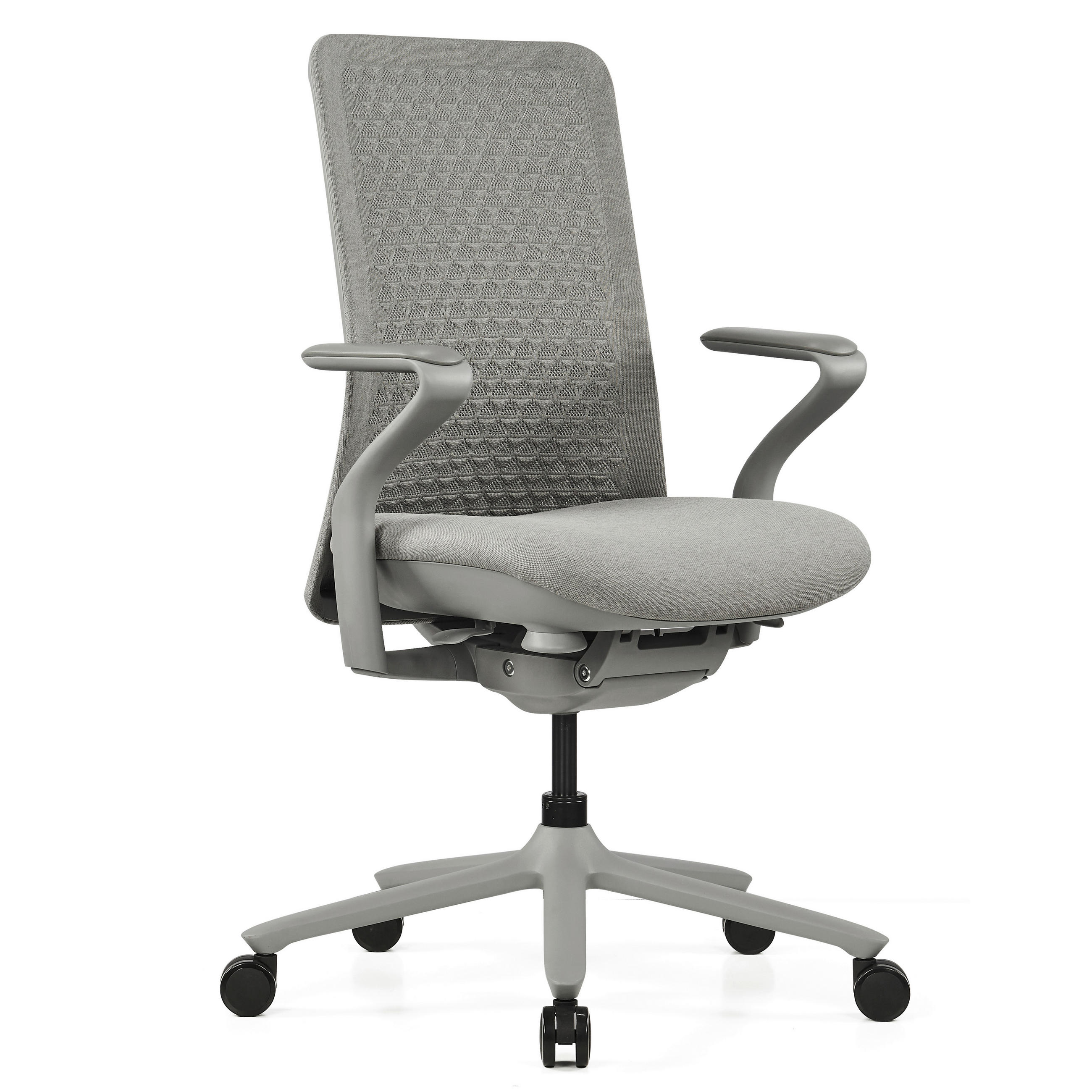 DREHSTUHL Flachgewebe Grau  - Grau, MODERN, Kunststoff/Textil (63/111/67cm) - MID.YOU