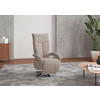 SESSEL in Flachgewebe Greige  - Greige/Schwarz, Konventionell, Textil/Metall (74/112/82cm) - Sit & More