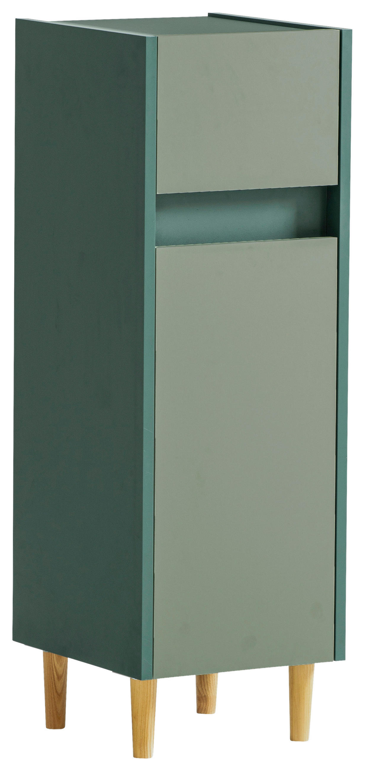 UNTERSCHRANK 30,2/90,3/33,0 cm   - Waldgrün/Dunkelgrün, MODERN, Holzwerkstoff (30,2/90,3/33,0cm) - MID.YOU