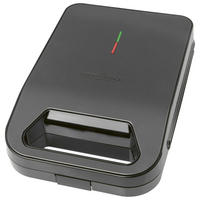 SANDWICHTOASTER  - Schwarzchrom, Trend, Metall (24,5/11,0/34,5cm) - Bomann