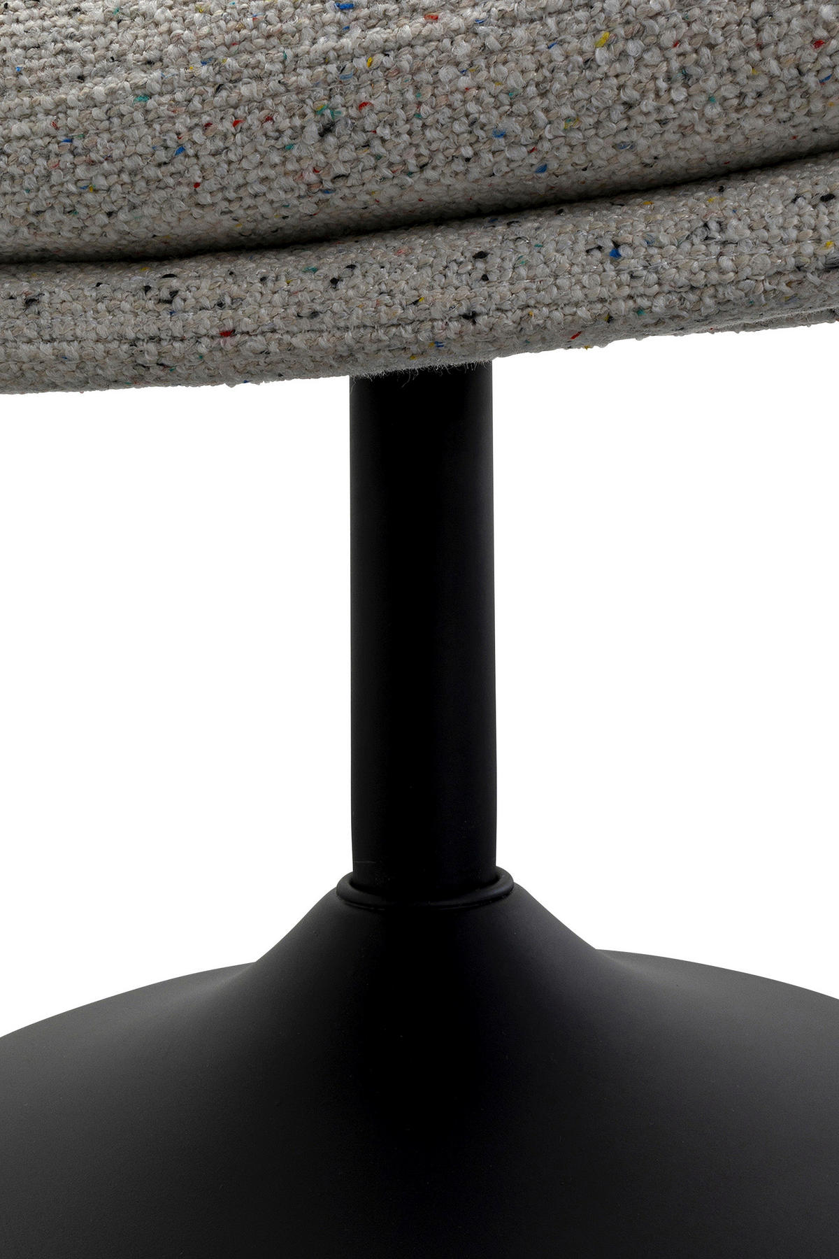 SESSELSET STANFORD Flachgewebe Hocker    - Schwarz/Grau, MODERN, Textil/Metall (84/81/84cm) - Kare-Design