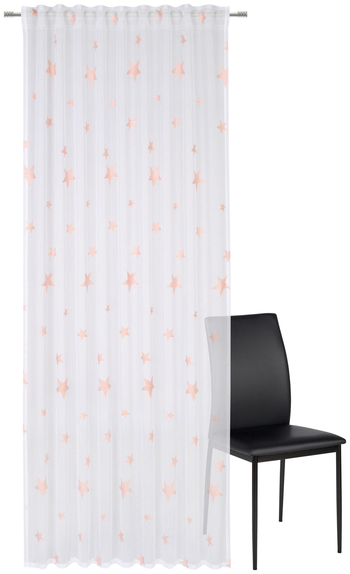 GOTOVA ZAVESA pink - pink, Konvencionalno, tekstil (140/245cm) - Ben'n'jen