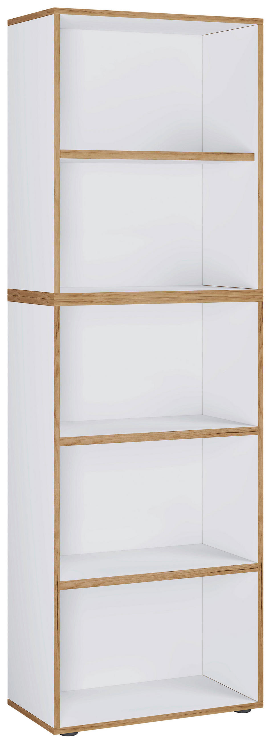 AKTENREGAL 60/183/33 cm  - Honigeiche/Weiss, Design, Holzwerkstoff/Kunststoff (60/183/33cm) - MID.YOU