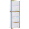 AKTENREGAL 60/183/33 cm  - Honigeiche/Weiss, Design, Holzwerkstoff/Kunststoff (60/183/33cm) - MID.YOU