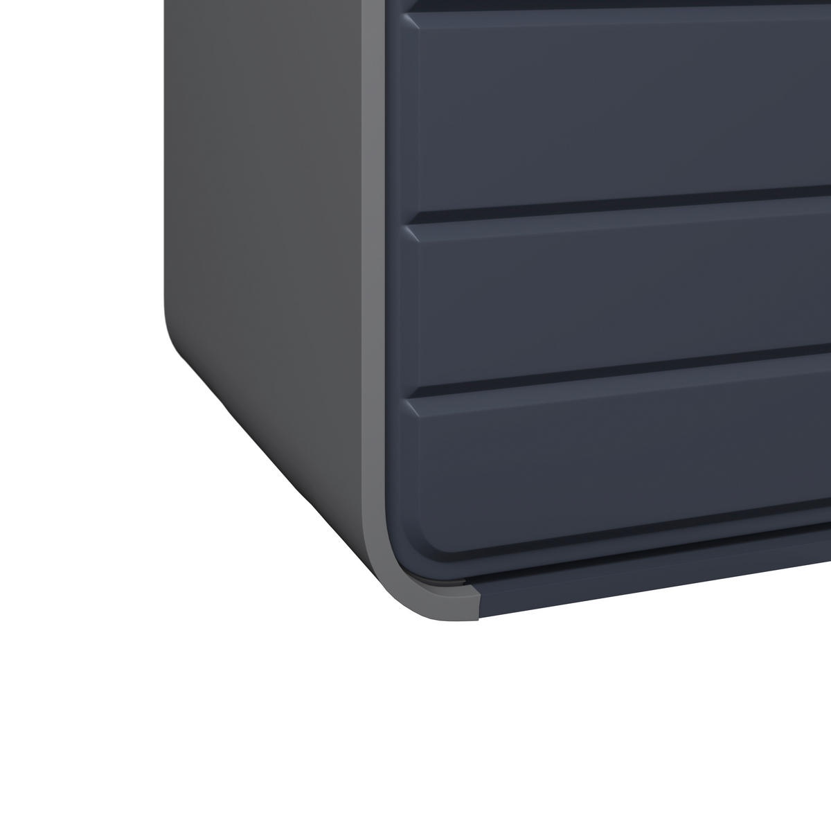 KISSENBOX 160/80/76 cm  - Anthrazit/Hellgrau, Design, Kunststoff/Metall (160/80/76cm) - Ambia Garden