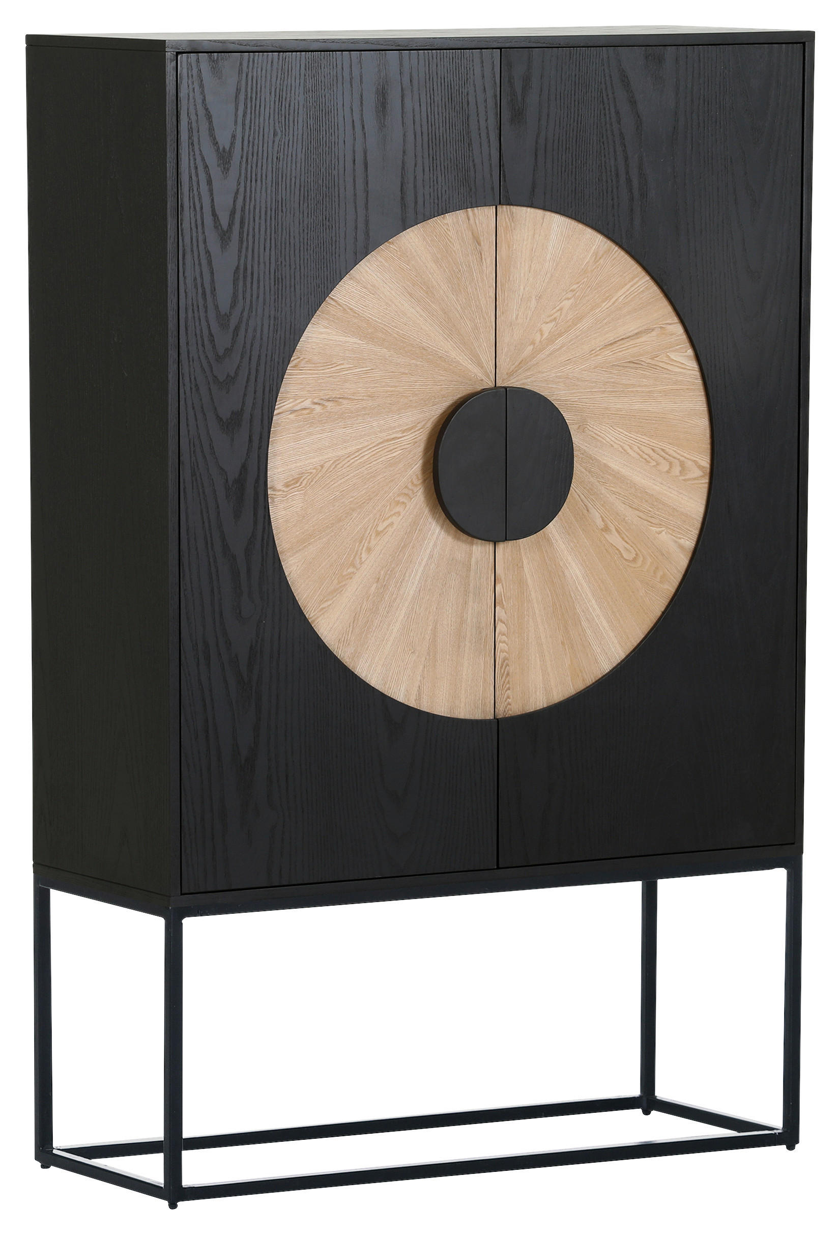HIGHBOARD  in 100/156/40 cm  - Schwarz/Braun, Design, Holz/Holzwerkstoff (100/156/40cm) - Landscape