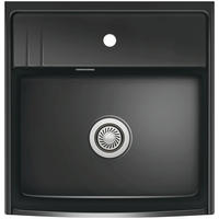 SPÜLE Kentro 60 / 59930168  - Schwarz Hochglanz, Basics, Keramik (59,5/20,0/61,8cm) - Systemceram