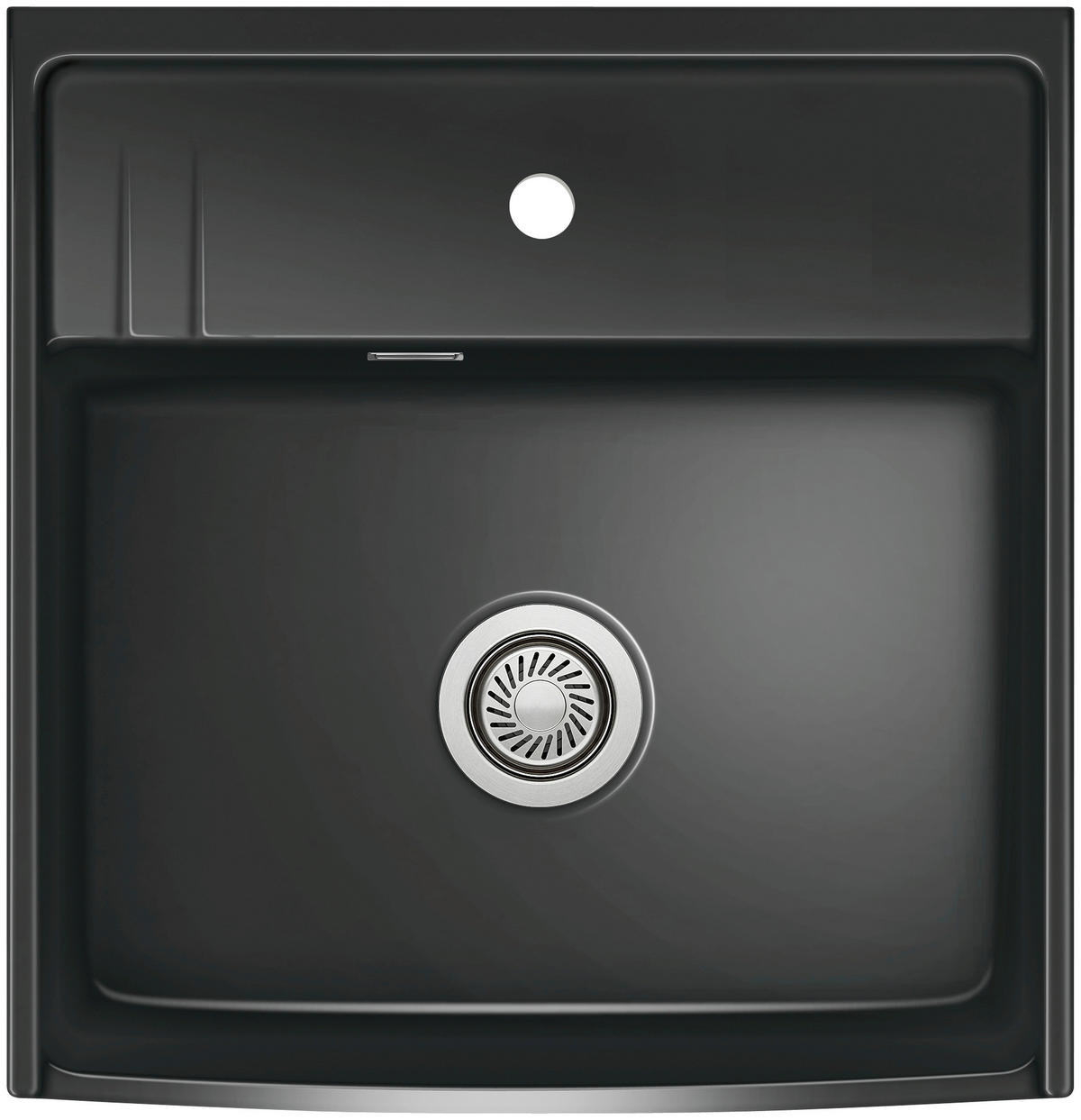 SPÜLE Kentro 60 / 59930168  - Schwarz Hochglanz, Basics, Keramik (59,5/20,0/61,8cm) - Systemceram