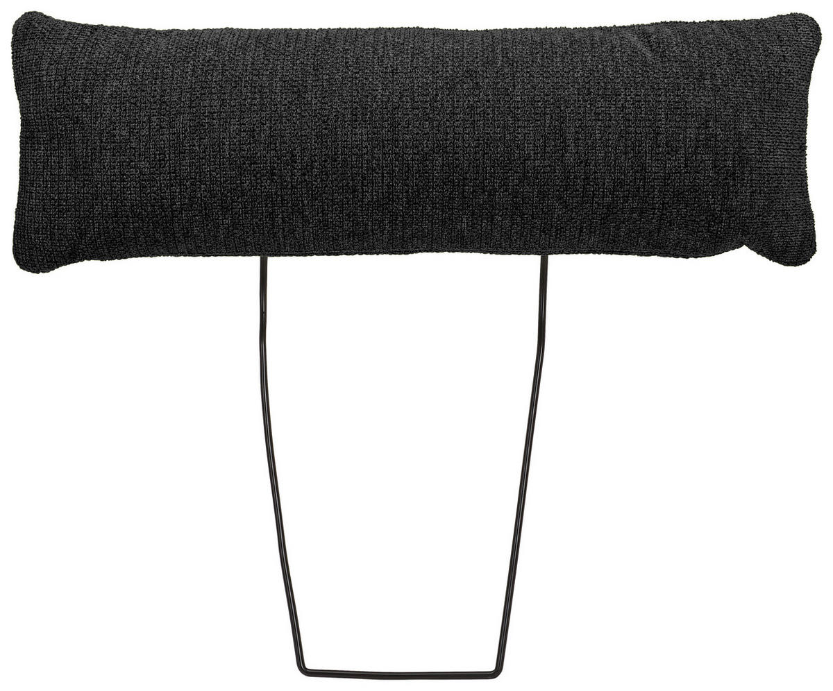 NACKSTÖD i flatväv  - svart, Design, textil (61/20/11cm) - MID.YOU