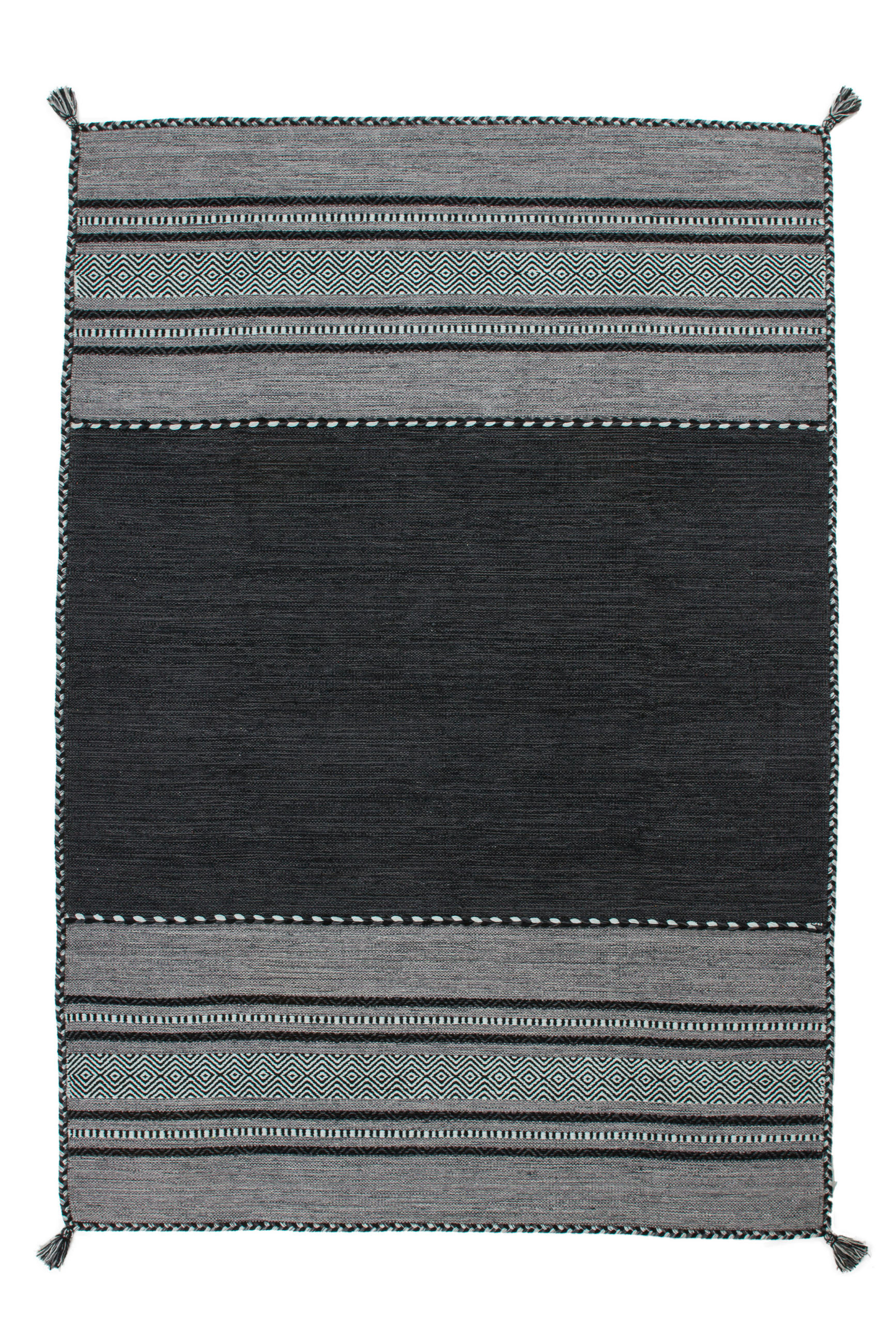 WEBTEPPICH 160/230 cm Alhambra Grau  - Grau, Basics, Textil (160/230cm) - Novel