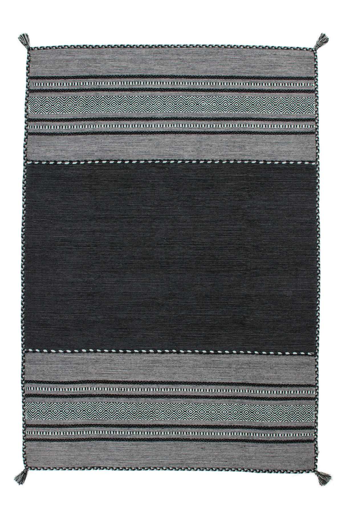 WEBTEPPICH 160/230 cm Alhambra Grau  - Grau, Basics, Textil (160/230cm) - Novel