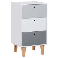 KOMMODE  in 53,4/96/45 cm  - Eichefarben/Graphitfarben, MODERN, Holz/Holzwerkstoff (53,4/96/45cm) - MID.YOU