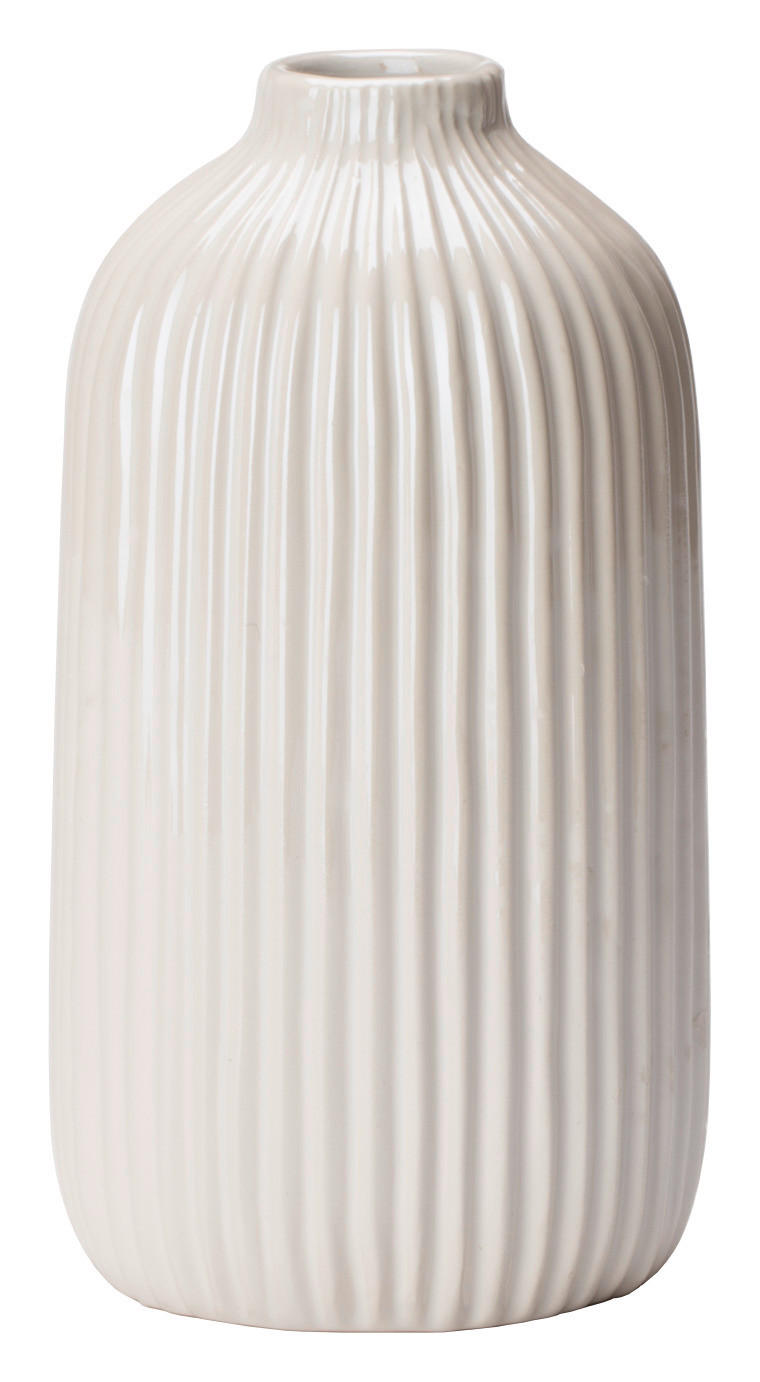 Ambia Home VÁZA, keramika, 16,5 cm - bílá