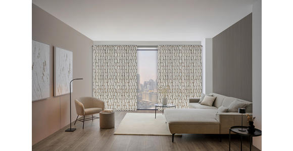FERTIGVORHANG  blickdicht   140/260 cm  - Currygelb, Trend, Textil (140/260cm) - Dieter Knoll