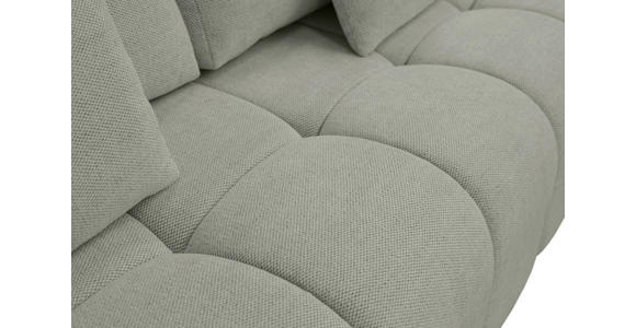 BOXSPRINGSOFA in Chenille Greige  - Greige/Schwarz, MODERN, Kunststoff/Textil (210/72/105cm) - Cantus