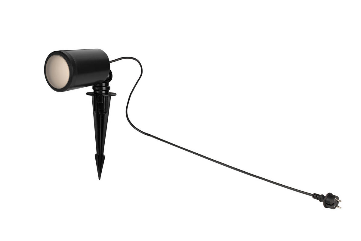 ZUNANJA LED-SVETILKA        6,6/11,6 cm       - črna, Basics, kovina/umetna masa (6,6/11,6cm) - Ambia Garden