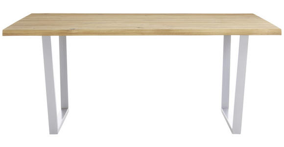 ESSTISCH in Holz 160/100/76 cm - Wildeiche/Grau, Natur, Holz/Metall (160/100/76cm) - Carryhome