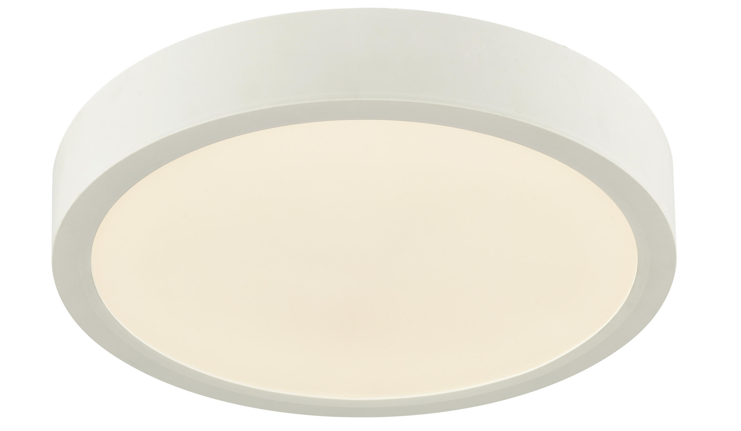 LED-DECKENLEUCHTE 22,5/3,6 cm   - Weiß, KONVENTIONELL, Kunststoff (22,5/3,6cm) - Boxxx
