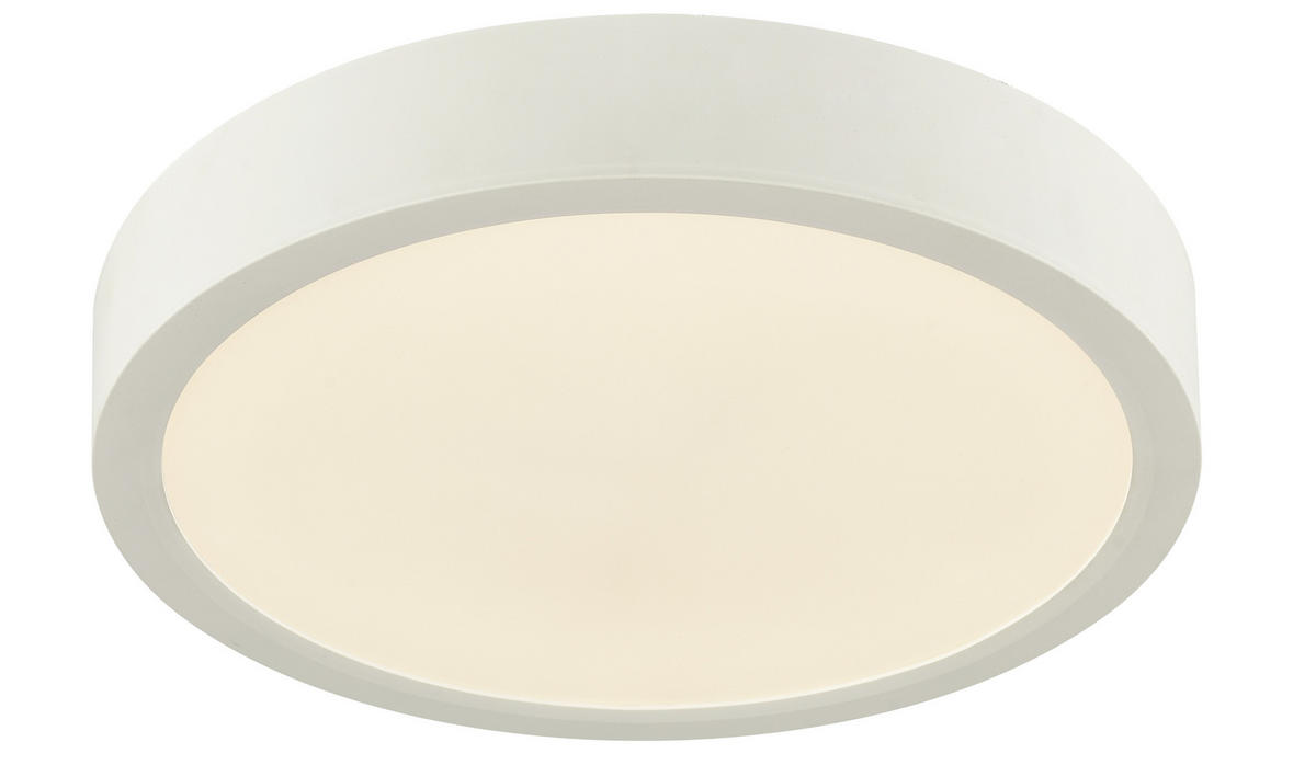 STROPNÍ LED SVÍTIDLO, 22,5/3,6 cm  - bílá, Konvenční, plast (22,5/3,6cm) - Boxxx