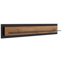 WANDBOARD in 150/26/23 cm Wildeiche  - Wildeiche, Design, Glas/Holz (150/26/23cm) - MID.YOU
