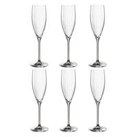 GLÄSERSET Poesia 6-teilig  - Grau, Trend, Glas (7,80/25,00/7,80cm) - Leonardo