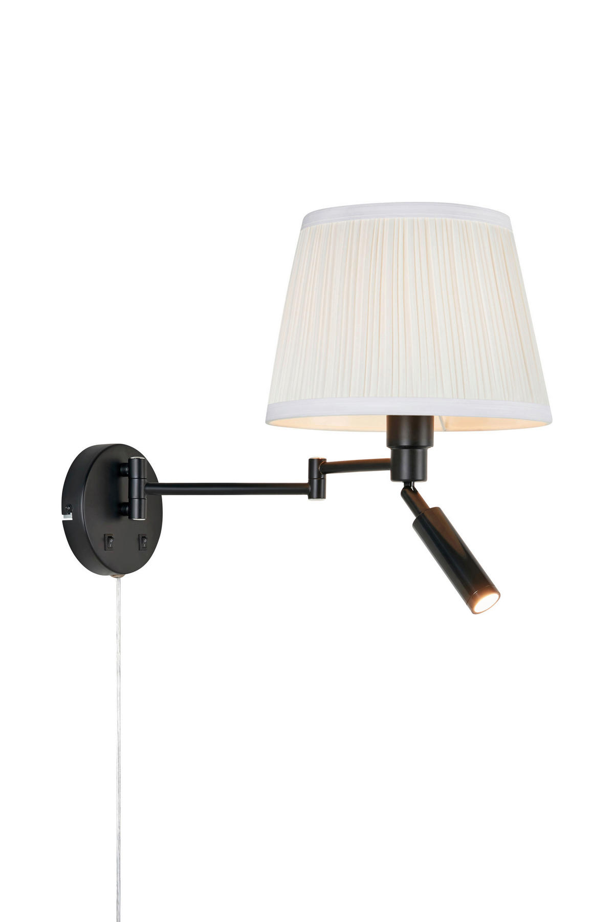 WANDLEUCHTE Pivot 25/32/42,5 cm   - Schwarz, Design, Metall (25/32/42,5cm) - Markslöjd