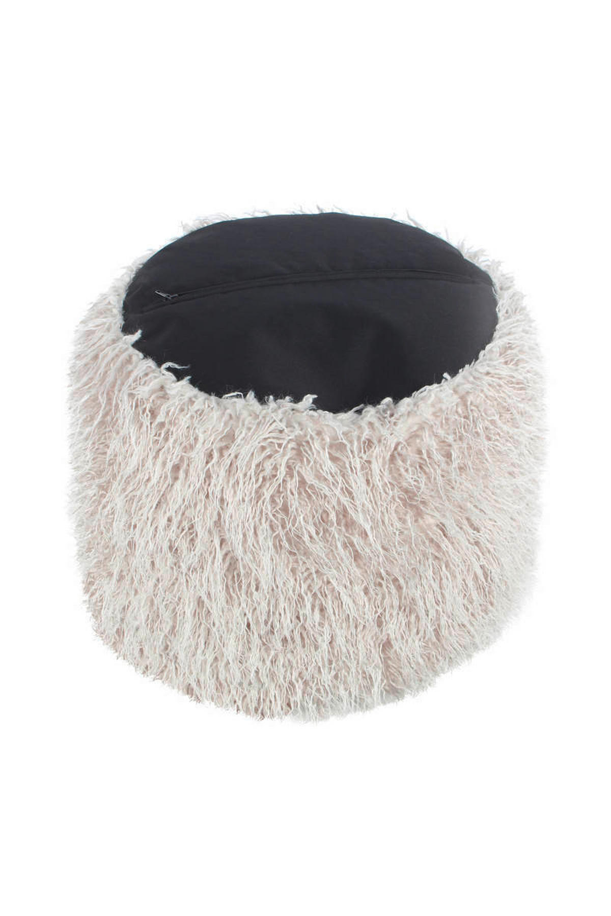 TABURETKA „PUFF“, 45/38/45 cm - svetlosivá, Basics, plast (45/38/45cm)