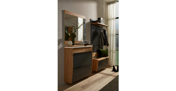 GARDEROBE 5-teilig in 200/200/32 cm - Eichefarben/Grau, Design, Holz/Holzwerkstoff (200/200/32cm) - Dieter Knoll