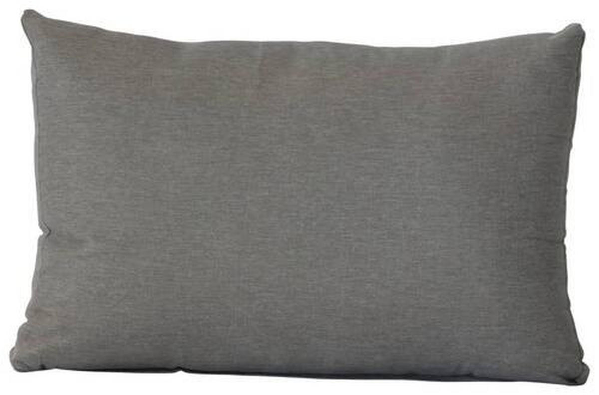 RÜCKENLEHNE 60,71/45,48/7,7 cm  Aluminium  - Anthrazit/Hellgrau, Design, Textil/Metall (60,71/45,48/7,7cm) - Amatio