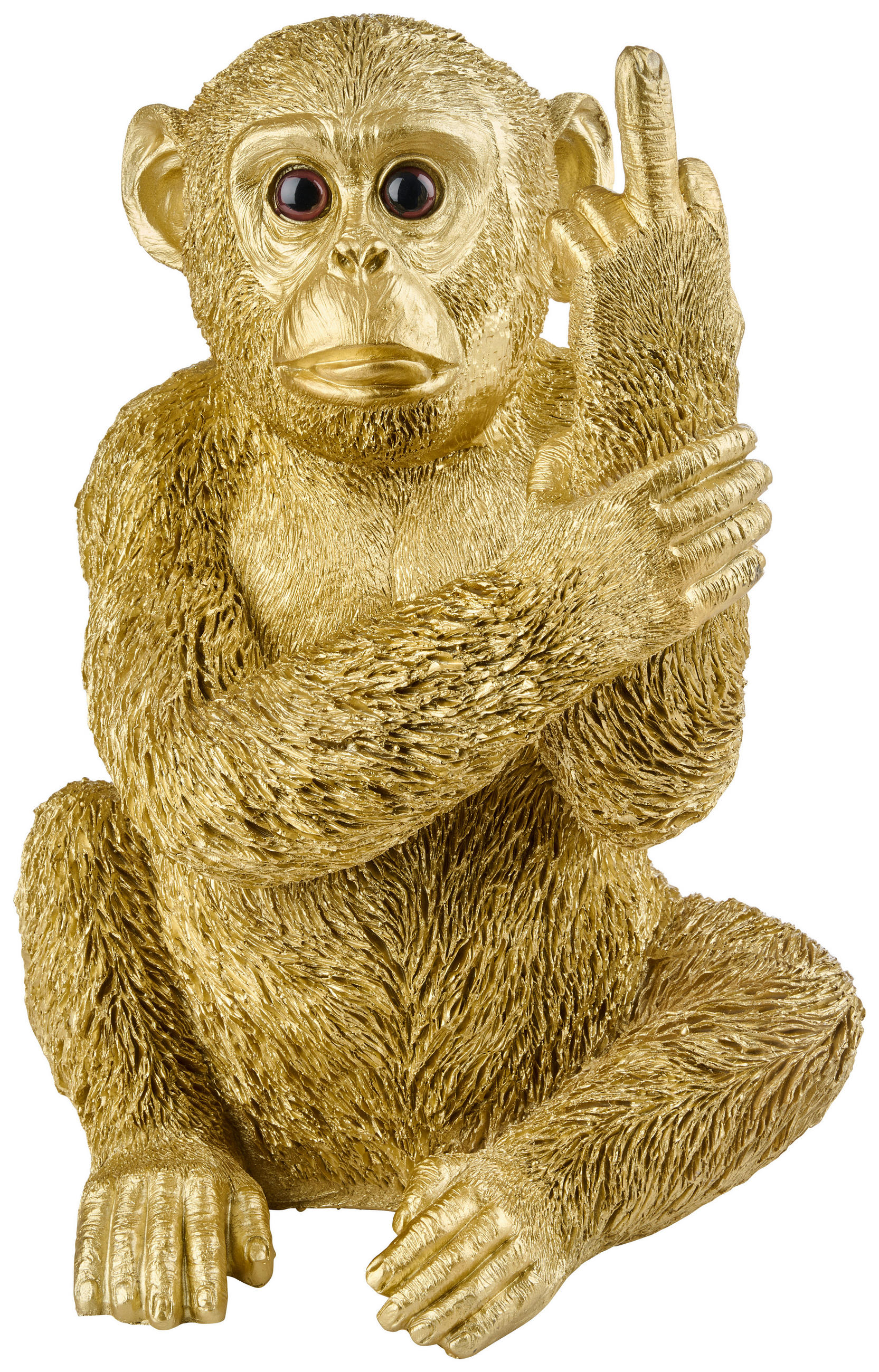 DEKOAFFE - Goldfarben, Basics, Kunststoff (21,5/19,5/30,5cm)