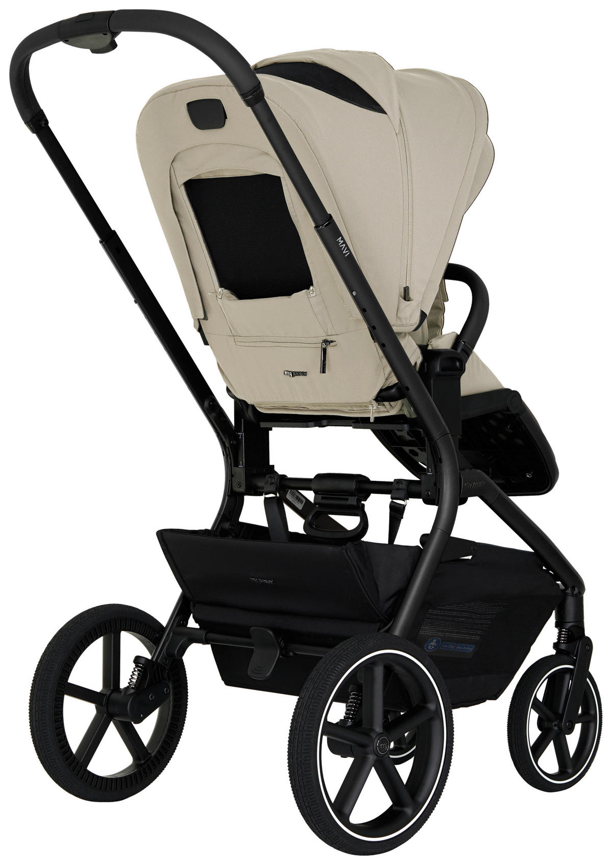 KOMBIKINDERWAGEN MAVI  - Sandfarben, Trend, Textil/Metall (92/55/110,5cm)