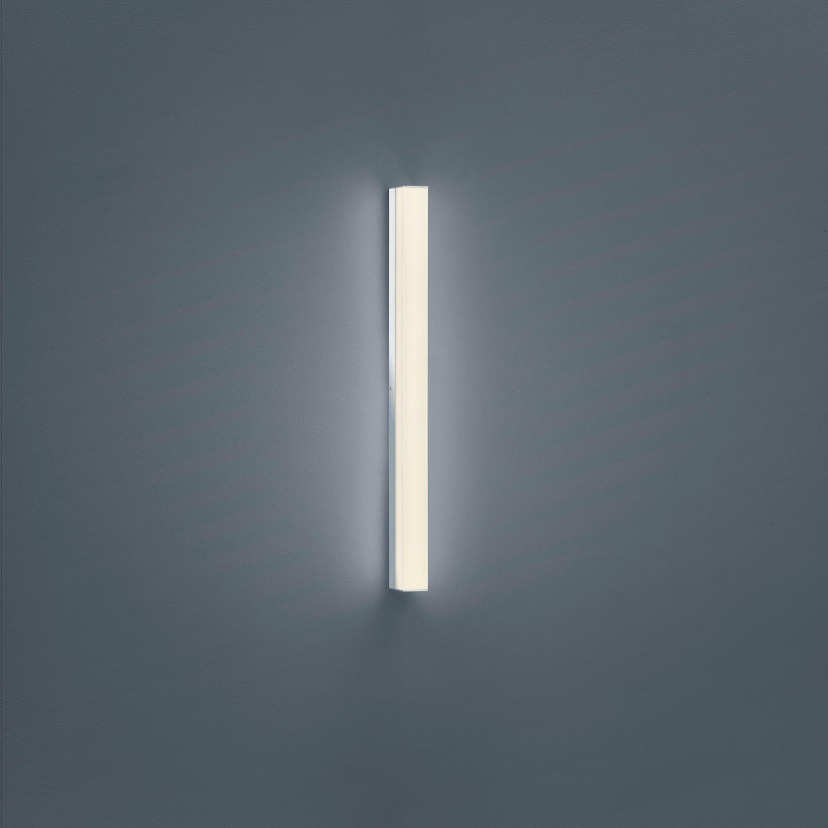 BADEZIMMER-WANDLEUCHTE 60/4/6 cm   - Chromfarben, Design, Kunststoff/Metall (60/4/6cm) - Helestra