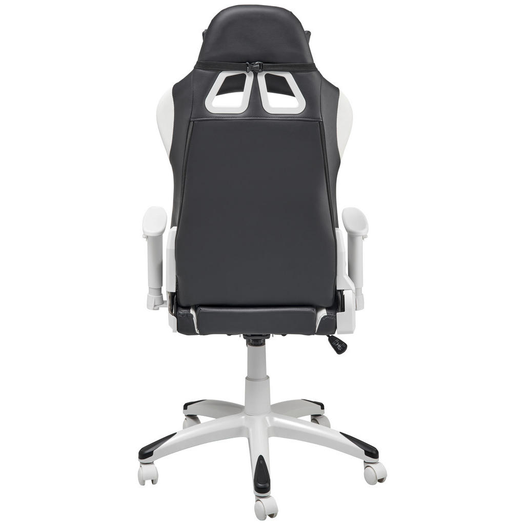 Thumbnail - Livetastic Gamingstuhl, Schwarz, Weiß, Kunststoff, Textil, Drehkreuz, 66x126-134x59 cm, Kinder- & Jugendzimmer, Jugendmö...