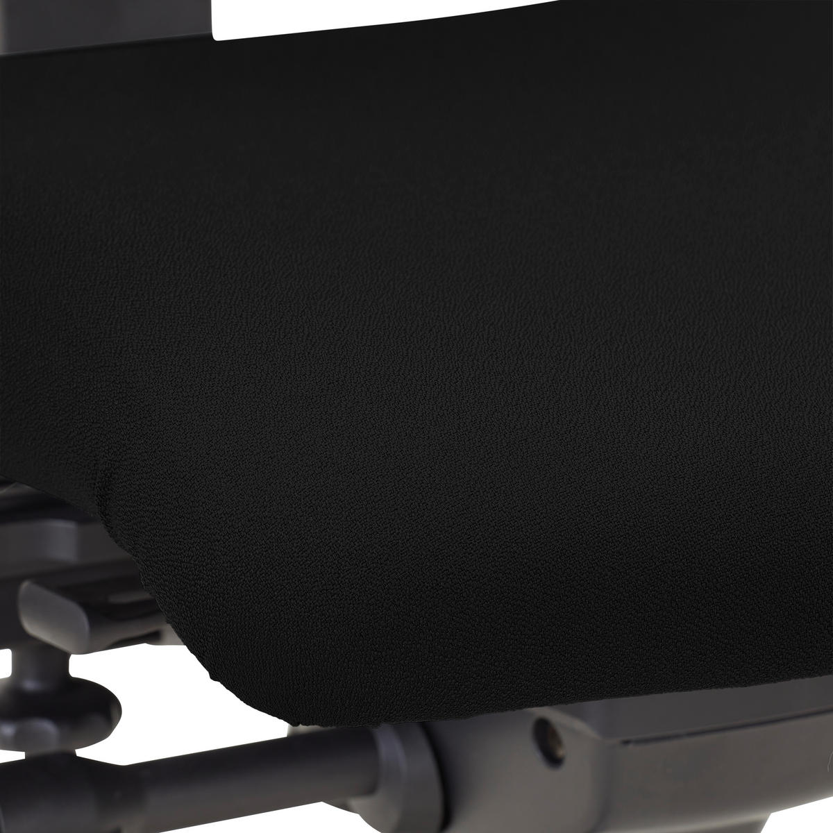 DREHSTUHL Schwarz, Alufarben  - Schwarz/Alufarben, KONVENTIONELL, Kunststoff/Textil (63/105/46cm) - Dieter Knoll