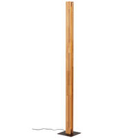 LED-STEHLEUCHTE 21/150/21 cm    - Schwarz, Design, Holz/Metall (21/150/21cm)
