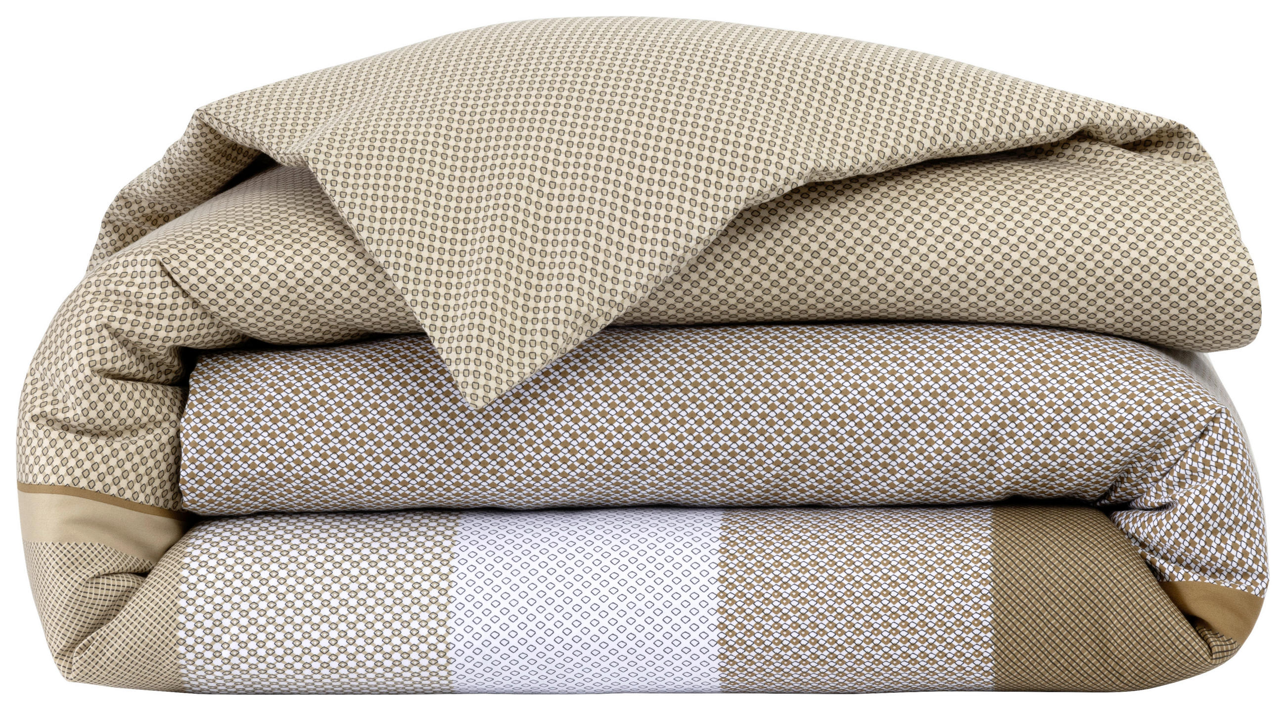 Hugo Boss POVLEČENÍ béžová hnědá 140/200 cm