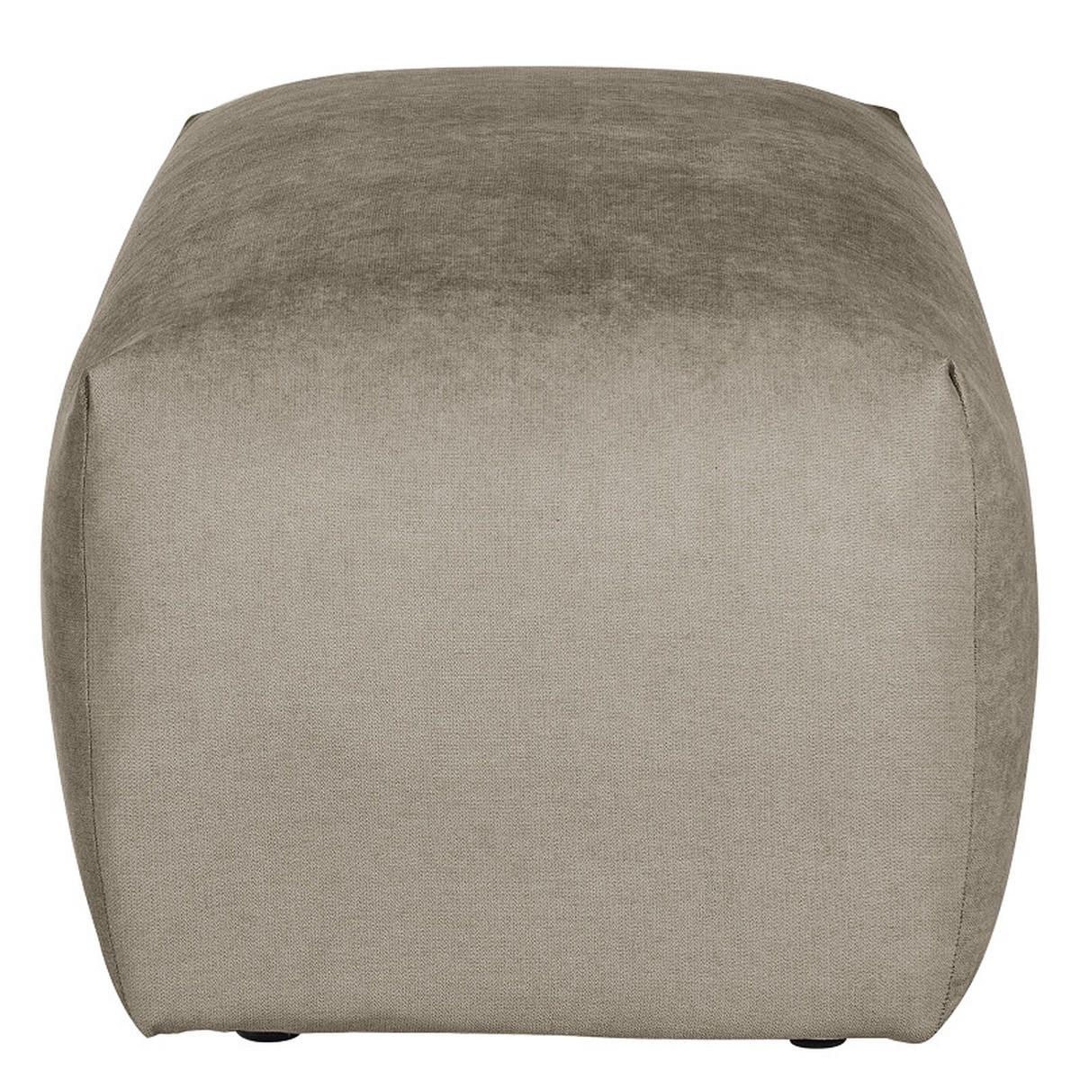 HOCKER in Textil Grau  - Schwarz/Grau, Modern, Kunststoff/Textil (102/41/52cm) - Trendmanufaktur