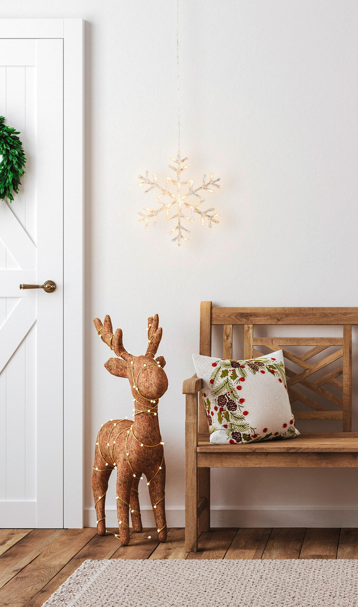 LED-DEKOLEUCHTE  - Weiß, Basics, Kunststoff/Metall (40/2,8/40cm) - Eglo